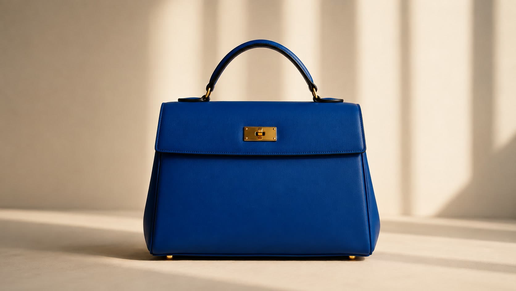 Das Quell-Foto: Produktaufnahme einer Ledertasche